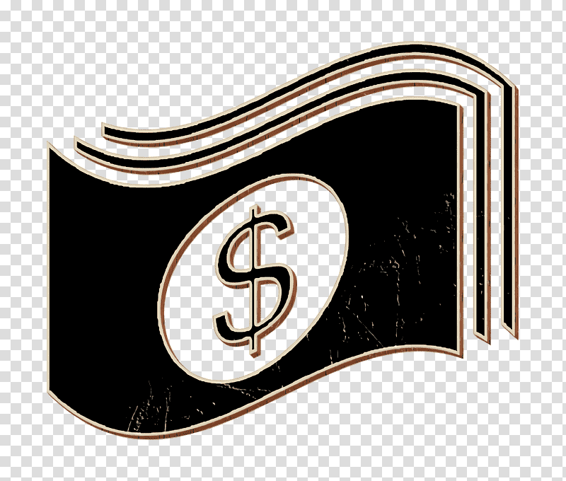 Waving Dollar Bills icon commerce icon Money icon, Money Money Icon, Logo, Symbol, Meter transparent background PNG clipart
