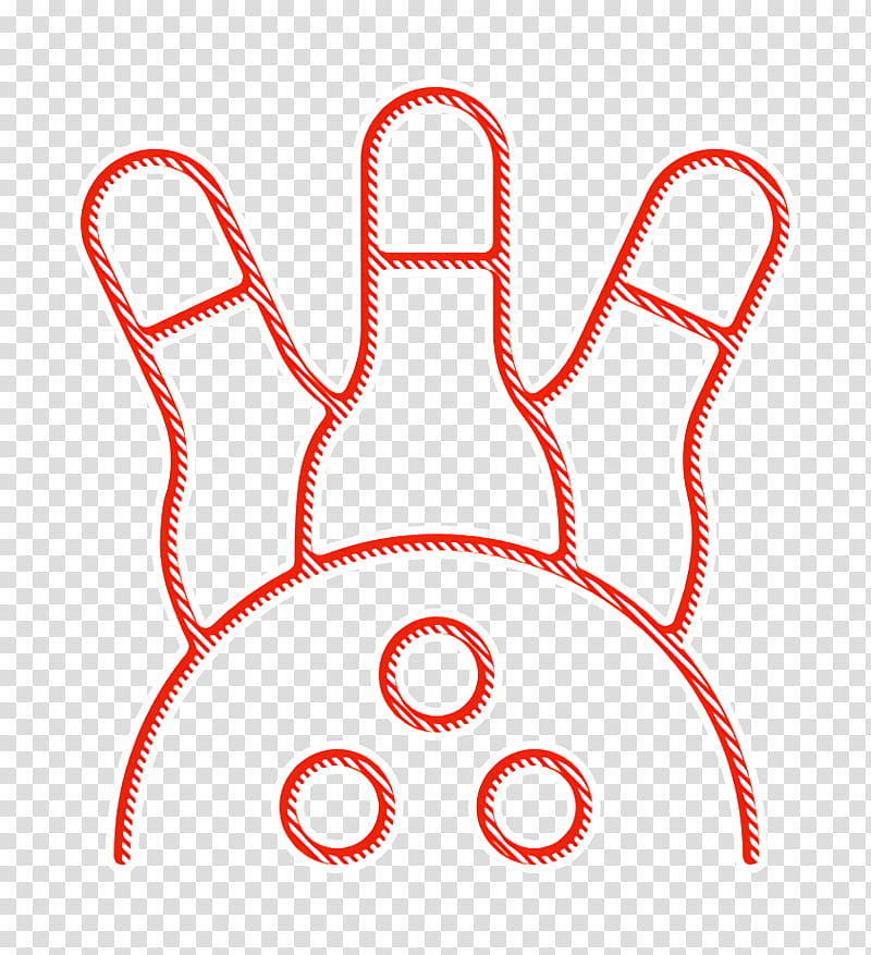 Bowling icon Sports and competition icon, Headgear, Line, Angle, Point, Meter, Area transparent background PNG clipart