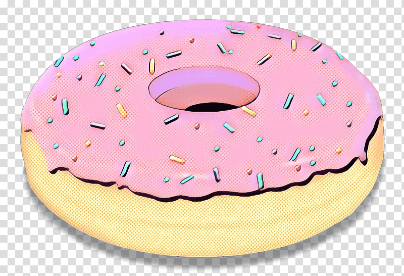 Pink, Royal Icing, Stx Ca 240 Mv Nr Cad, Doughnut, Ciambella, Food, Pastry transparent background PNG clipart