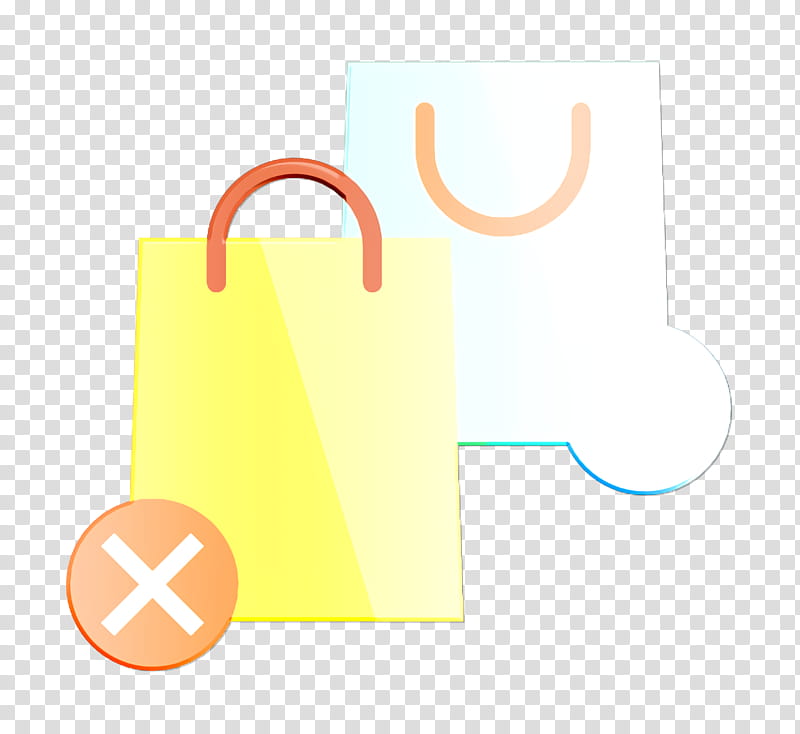 Bag icon Shopping bag icon E-commerce and shopping elements icon, Ecommerce And Shopping Elements Icon, Logo, Yellow, Text transparent background PNG clipart