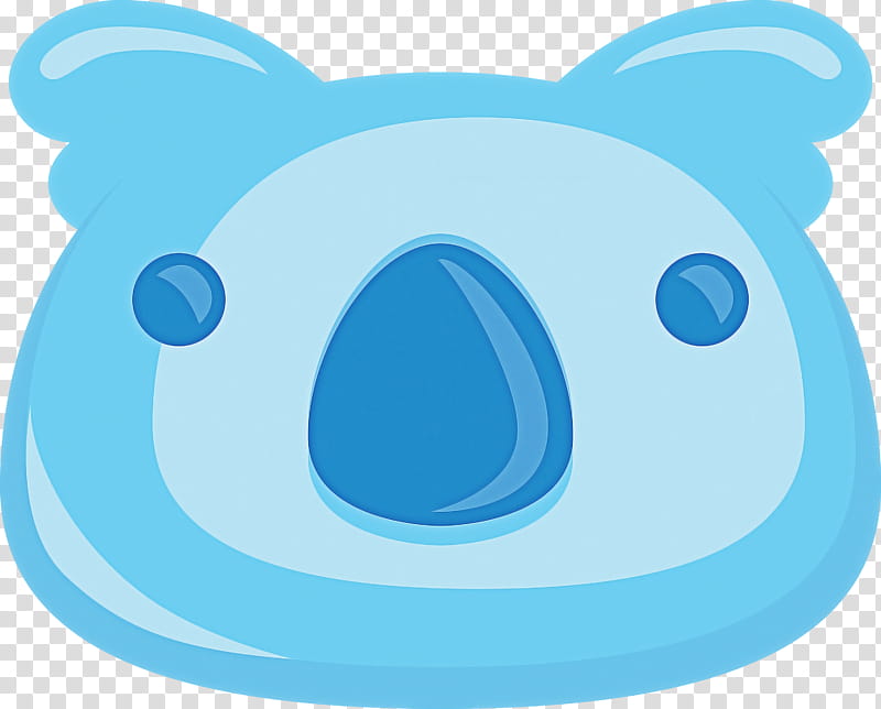blue aqua turquoise cartoon nose, Snout, Circle, Smile transparent background PNG clipart