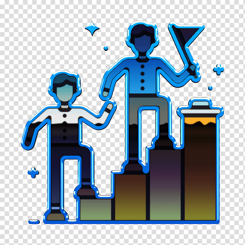 Business icon Leadership icon, Decisionmaking, Power, Coaching, Logo, Cartoon, Artistic Inspiration transparent background PNG clipart