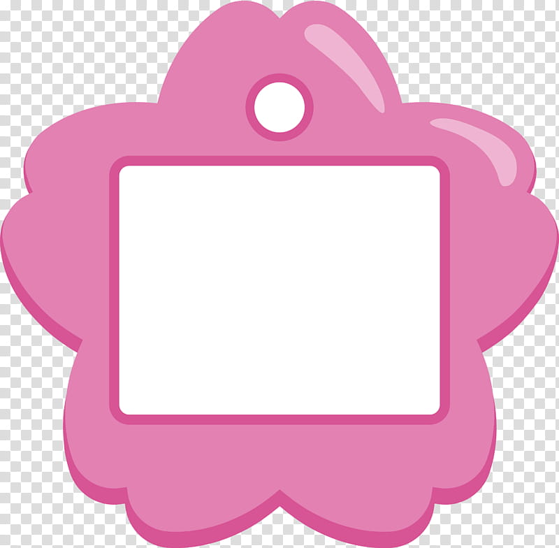 name tag School Supplies, Pink, Frame, Magenta, Material Property, Rectangle, Mobile Phone Case transparent background PNG clipart