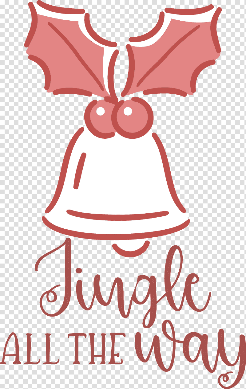 Jingle All The Way Jingle Christmas, Christmas , Drawing, Line Art, Fine Arts, Red, Rose transparent background PNG clipart