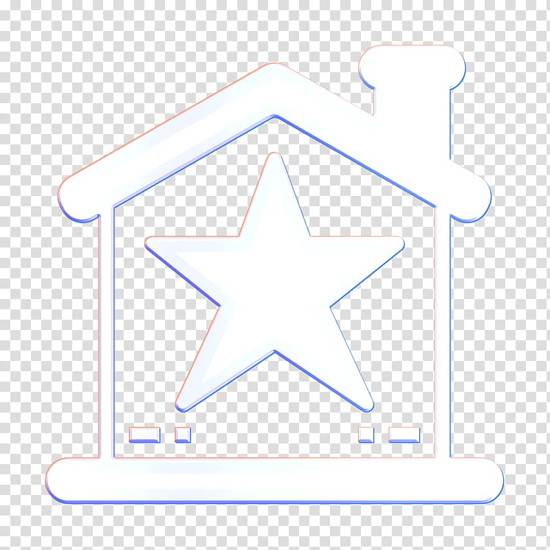 Real estate icon Star icon Home icon, Sign, Logo transparent background PNG clipart