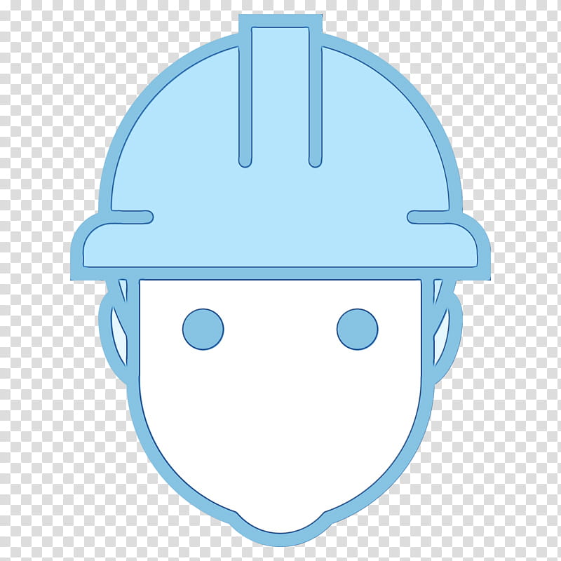Emoticon Smile, Construction Worker, Laborer, Helmet, Hard Hats, Silhouette, Industry, Line transparent background PNG clipart