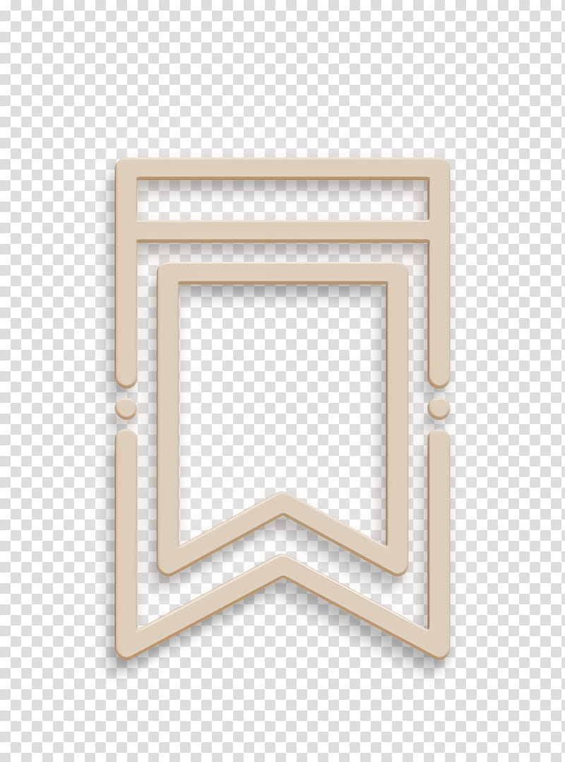 Bookmark icon Bookmarks icon, Frame, Angle, Meter, Square Meter transparent background PNG clipart