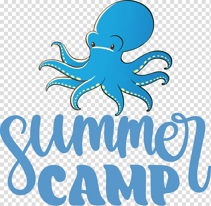 Summer Camp Summer Camp, Summer
, Logo, Octopus, Meter transparent background PNG clipart