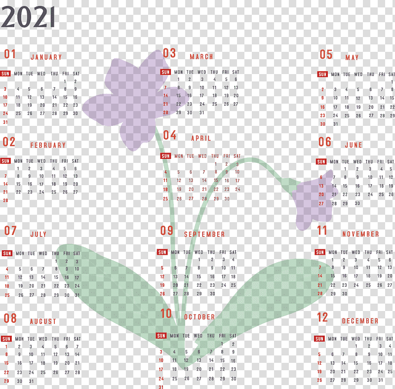 Year 2021 Calendar Printable 2021 Yearly Calendar 2021 Full Year Calendar, Meter, Calendar System transparent background PNG clipart