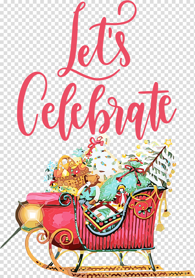 Pixel art, Lets Celebrate, Watercolor, Paint, Wet Ink, 2021 Happy New Year, Fireworks transparent background PNG clipart