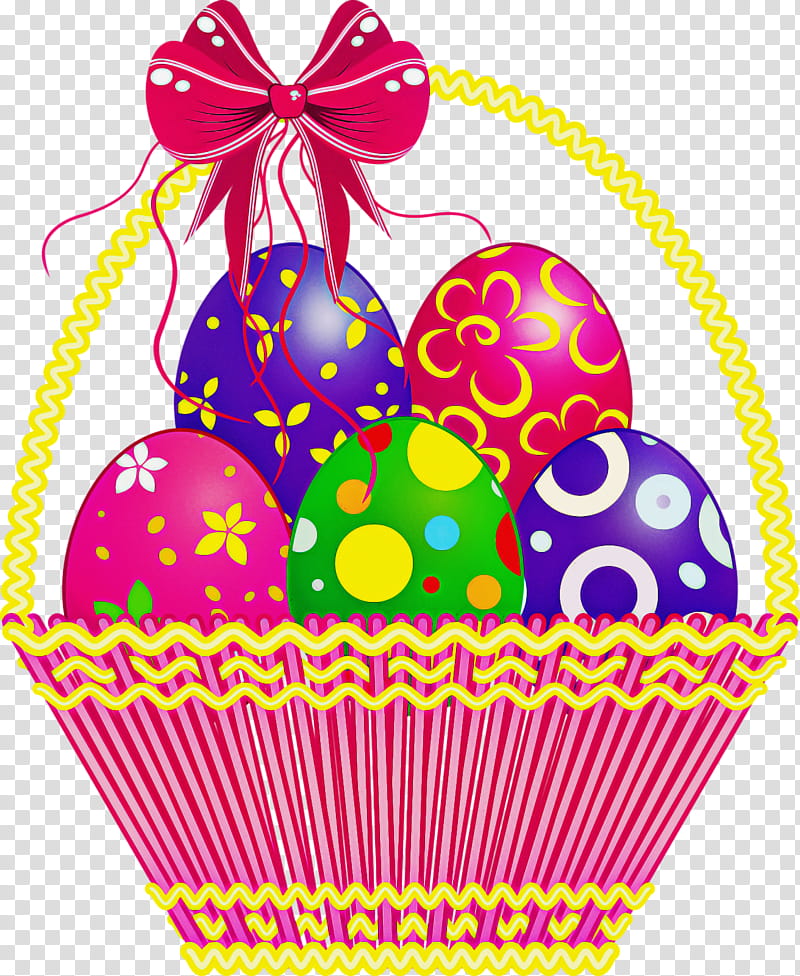 Easter egg, Easter Basket Cartoon, Happy Easter Day, Eggs, Baking Cup, Gift Basket, Food, Present transparent background PNG clipart