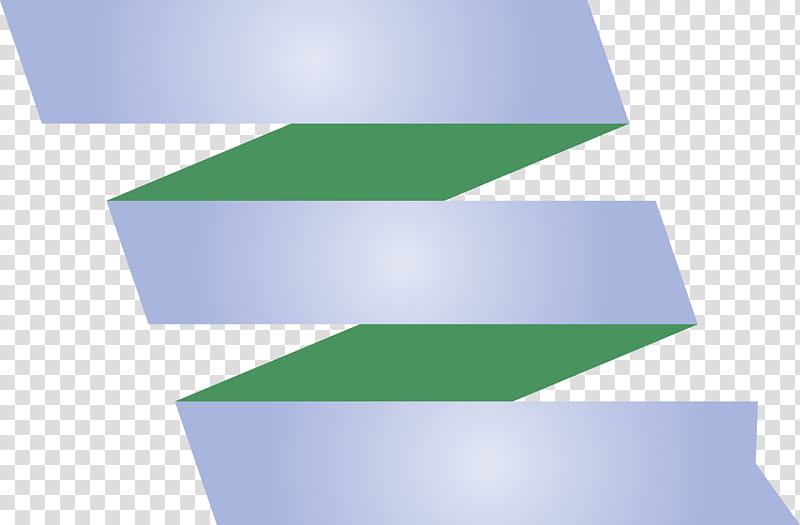 Ribbon Multiple Ribbon, Green, Blue, Rectangle transparent background PNG clipart
