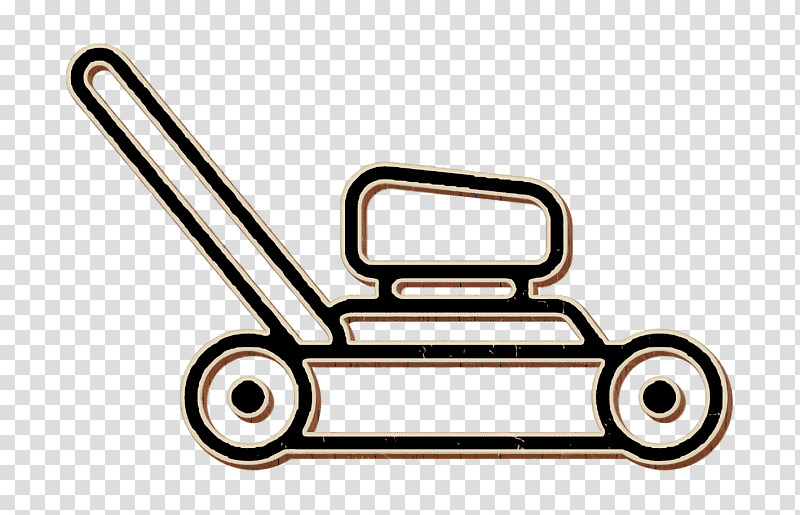 Yard icon Linear Gardening Tools icon Lawn mower icon, Mower Blade, Robotic Lawn Mower, Garden Tool, Cutting transparent background PNG clipart