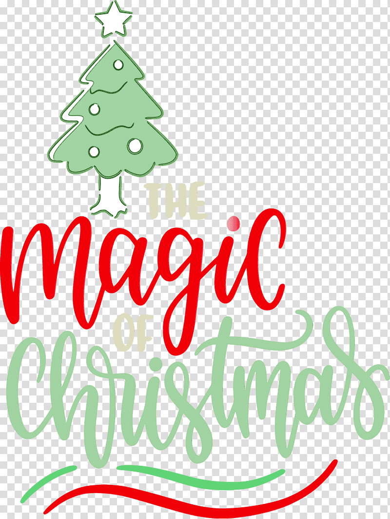 Christmas tree, Magic Christmas, Watercolor, Paint, Wet Ink, Christmas Day, Christmas Ornament transparent background PNG clipart