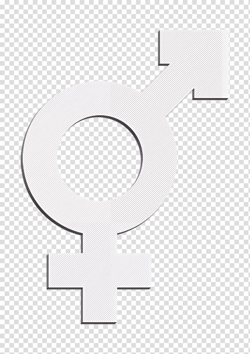 Gender icon Esoteric icon, Text, Logo, Symbol, Blackandwhite transparent background PNG clipart