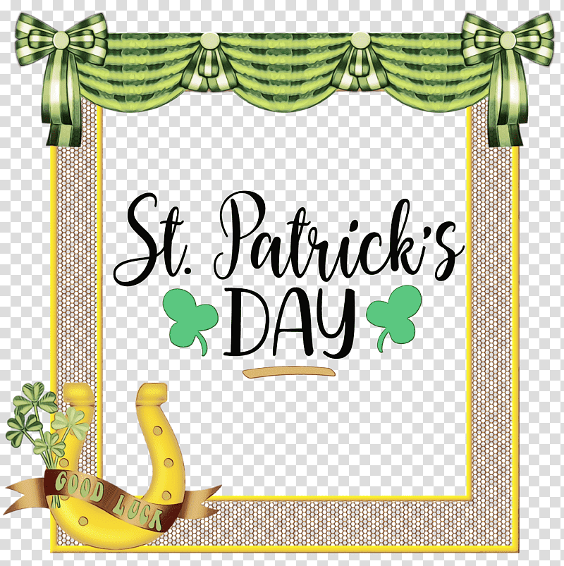 Saint Patrick's Day, St Patrick, Patricks Day, Watercolor, Paint, Wet Ink, Cartoon transparent background PNG clipart