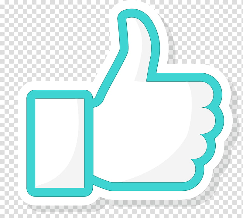 Like button, Facebook Like, Watercolor, Paint, Wet Ink, Thumb Signal, Thumbs Up Stickers, Emoji transparent background PNG clipart