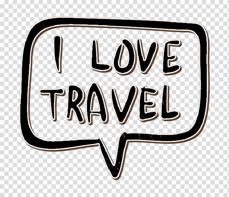Travel icon travel icon I love travel in handmade speech bubble icon, Christ The King, St Andrews Day, St Nicholas Day, Watch Night, Thaipusam, Tu Bishvat transparent background PNG clipart