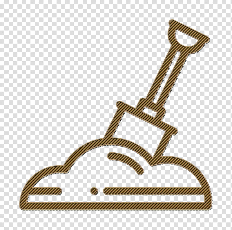 In the Village icon Shovel icon, Construction, Industry, Car Park, Building, Civil Engineering, Project, Service transparent background PNG clipart