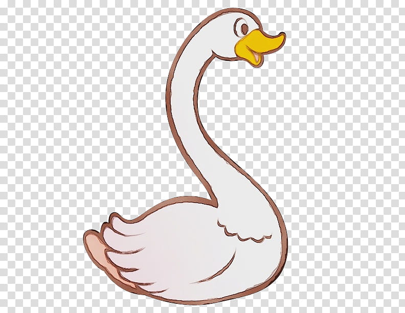 duck goose swans cartoon the magic swan geese, Watercolor, Paint, Wet Ink, Drawing, Ducks, Domestic Goose transparent background PNG clipart