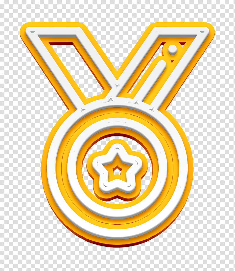 Winning Icon Medal Icon Yellow Line Meter Symbol Jewellery Human Body Geometry Transparent Background Png Clipart Hiclipart