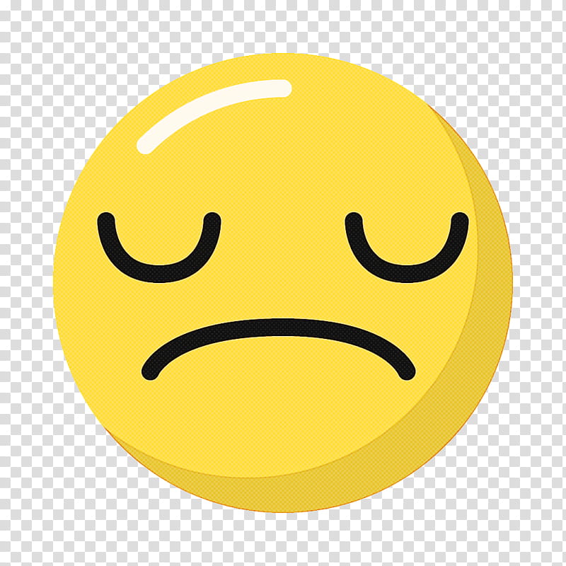 smiley sad Emoticon emotion icon, Face, Yellow, Facial Expression, Head, Nose, Happy, Moustache transparent background PNG clipart