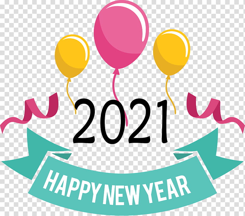 Happy New Year 2021 2021 Happy New Year Happy New Year, Logo, Balloon, Meter, Happiness, Line, Area, Human transparent background PNG clipart
