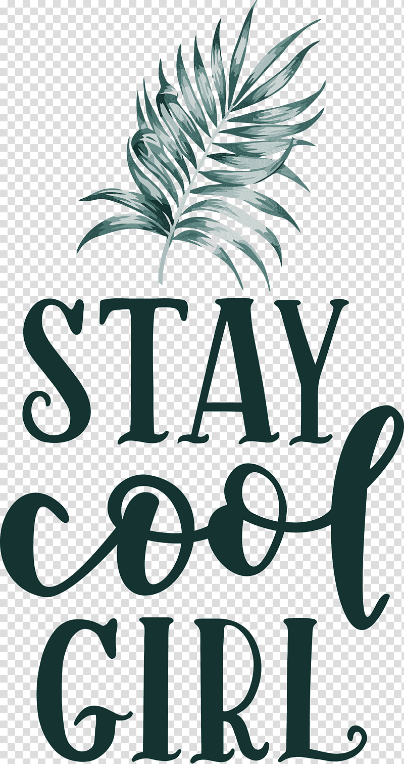 Stay Cool Girl Fashion Girl, Logo, Meter, Flower, Tree transparent background PNG clipart
