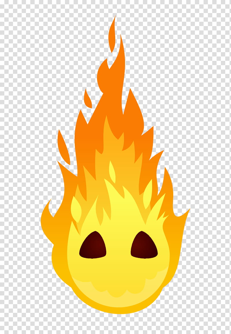 yellow flame smile transparent background PNG clipart