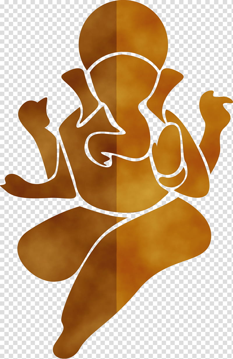 font orange s.a., Ganesh Chaturthi, Vinayaka Chaturthi, Chavathi, Chouthi, Ganeshotsav, Watercolor, Paint transparent background PNG clipart