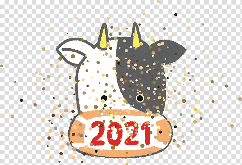 2021 Happy New Year 2021 New Year, Drawing, Genre, Cartoon, New Year Card, Logo transparent background PNG clipart