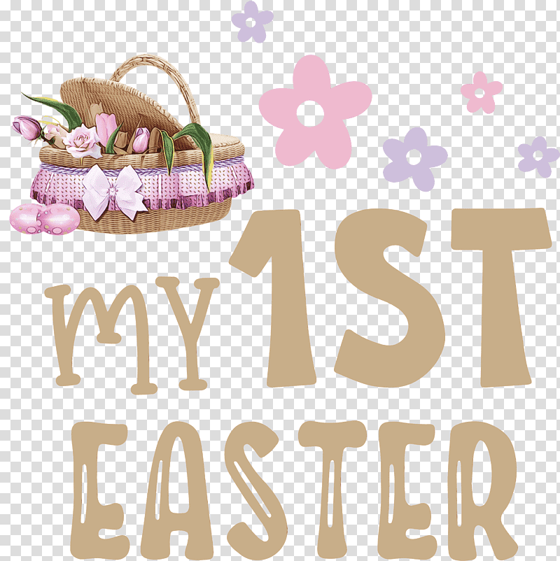 logo meter m, My 1st Easter, Easter Baskets, Easter Day, Watercolor, Paint, Wet Ink transparent background PNG clipart