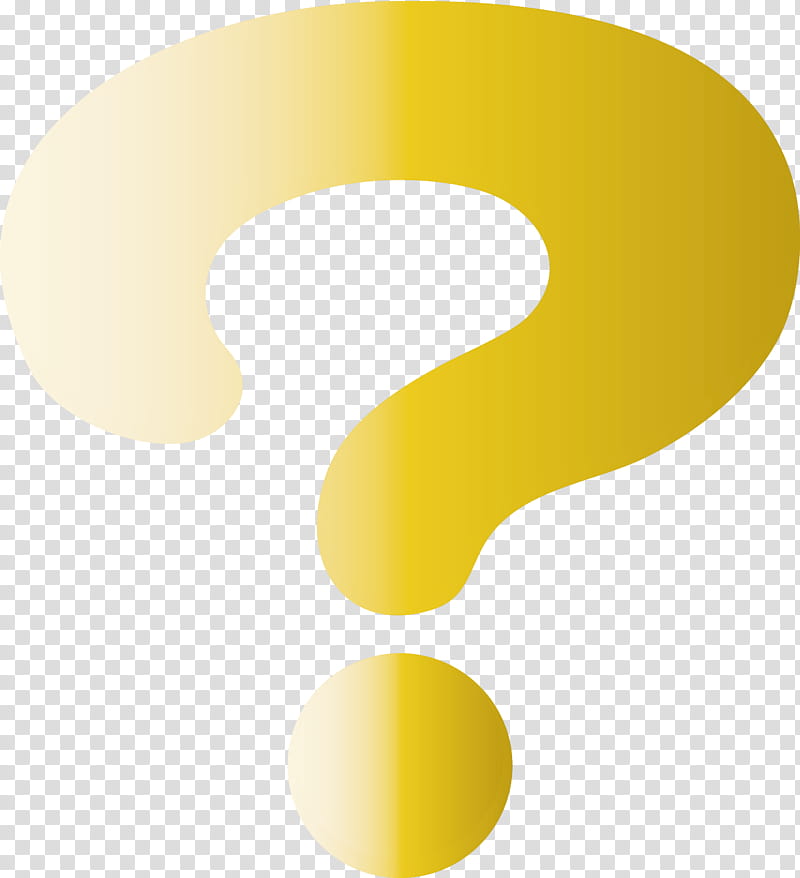 question mark, Yellow, Symbol, Logo, Material Property, Number transparent background PNG clipart