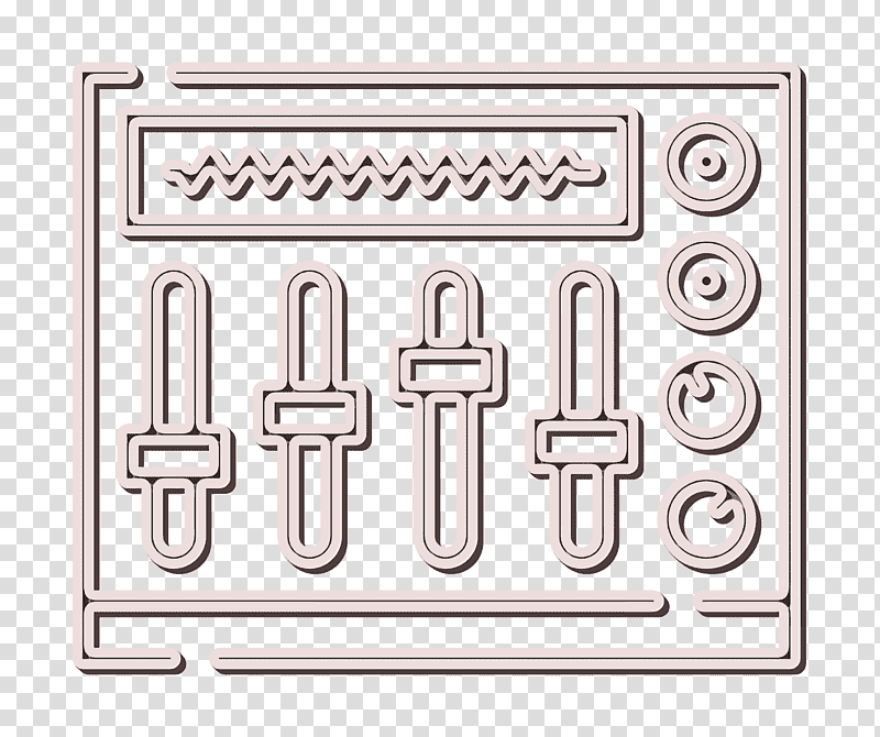 Night Party icon Mixer icon Sound mixer icon, black and white illustration of letter b, Metal, Line, Number, Text, Science, Mathematics transparent background PNG clipart