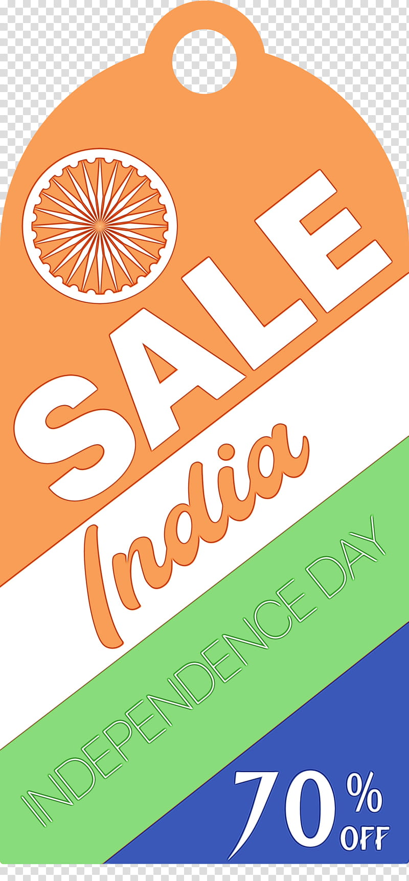 Indian Army, India Indenpendence Day Sale Tag, India Indenpendence Day Sale Label, Watercolor, Paint, Wet Ink, Logo, Text transparent background PNG clipart