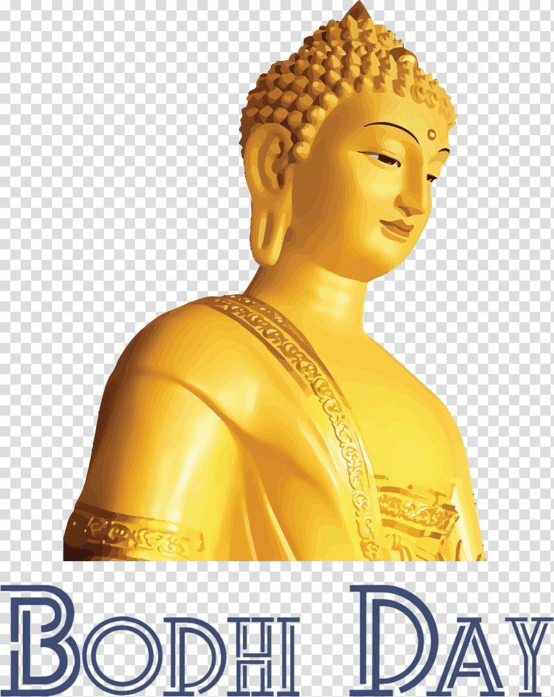 Bodhi Day, Buddharupa, Wat Traimit Withayaram Worawihan, Thai Buddhist Sculpture, Buddhahood, Buddhist Art, Dharmachakra transparent background PNG clipart