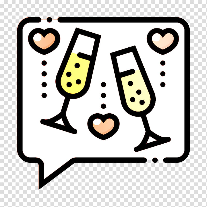 Wedding icon Alcohol icon Toast icon, Sign, Line, Signage transparent background PNG clipart