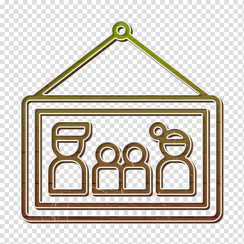 icon Home Equipment icon Art and design icon, Icon, Line, Rectangle, Line Art, Brass transparent background PNG clipart