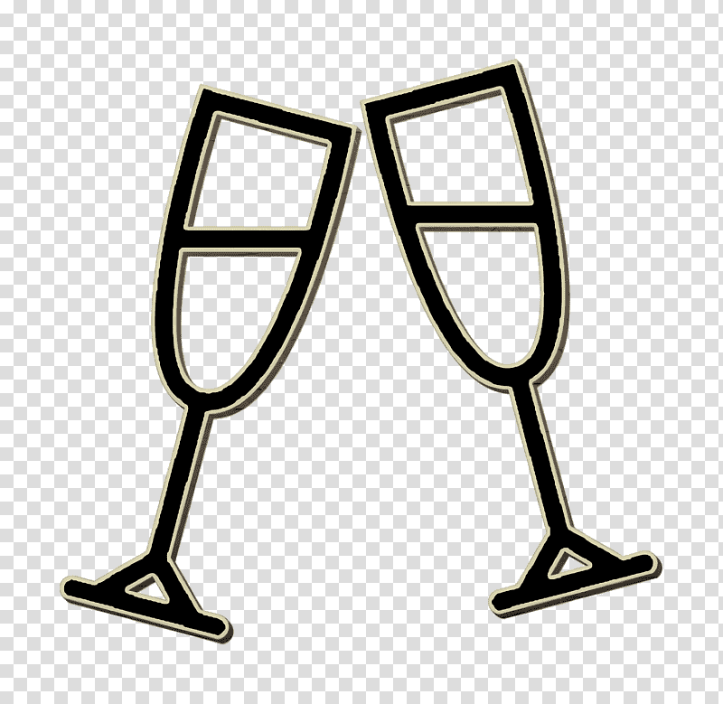 Toast icon Wine icon Christmas icon, Cartoon transparent background PNG clipart