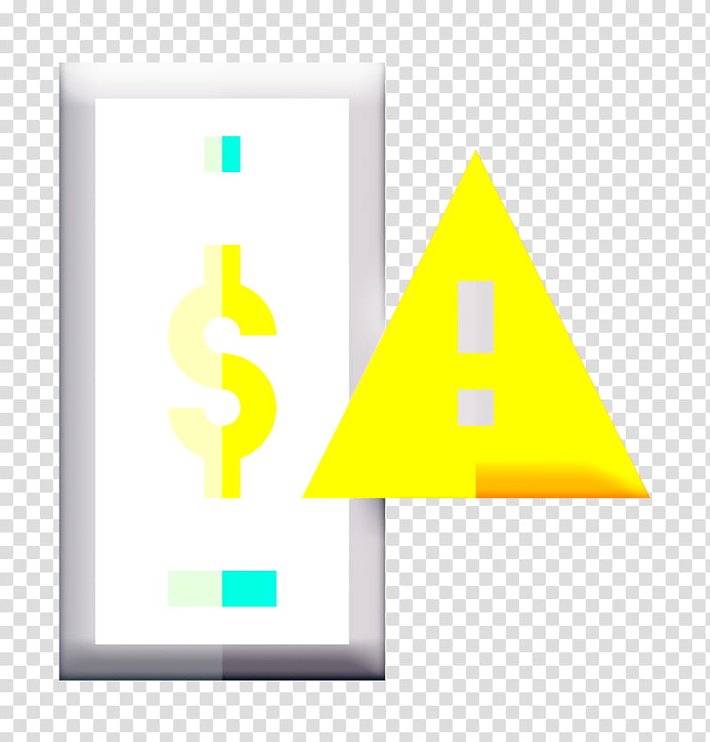 Money icon Risk icon, Text, Yellow, Triangle, Line, Logo, Number, Sign transparent background PNG clipart