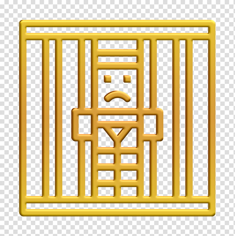 Lotto icon Jail icon Prison icon, Yellow, Line, Rectangle transparent background PNG clipart