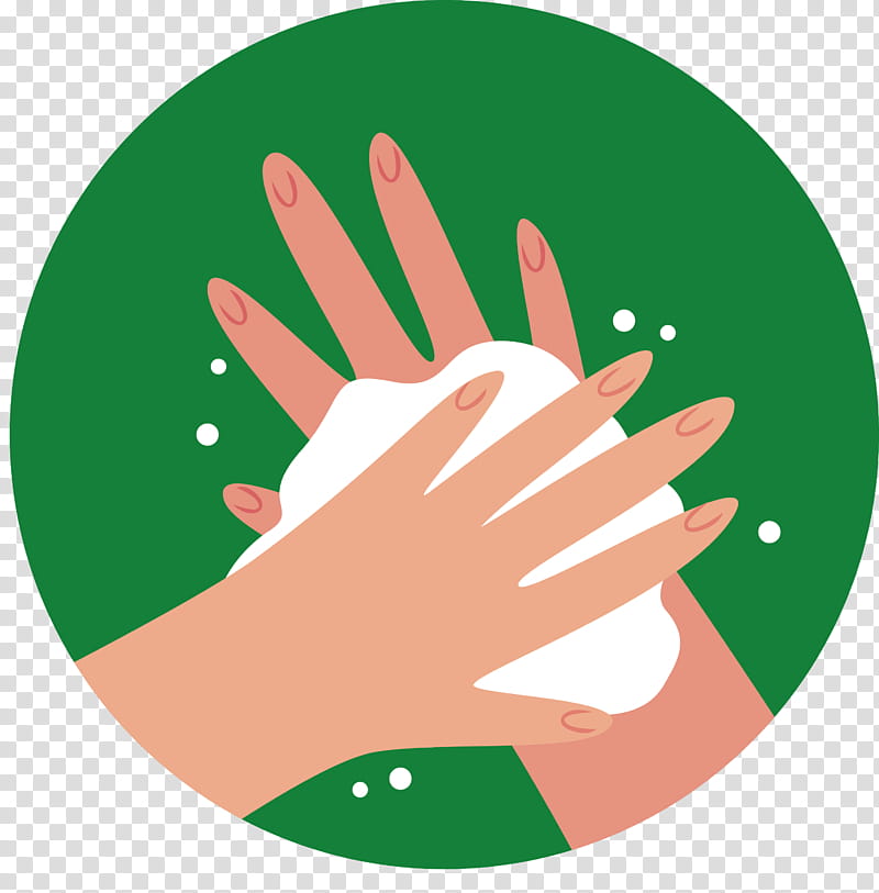 Hand washing, Hand Model, Green, Nail, Line, Meter transparent background PNG clipart
