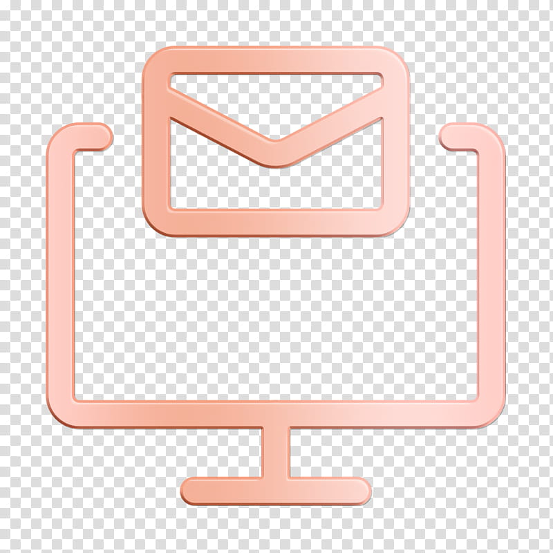 Screen icon Email icon, Angle, Line, Meter transparent background PNG clipart