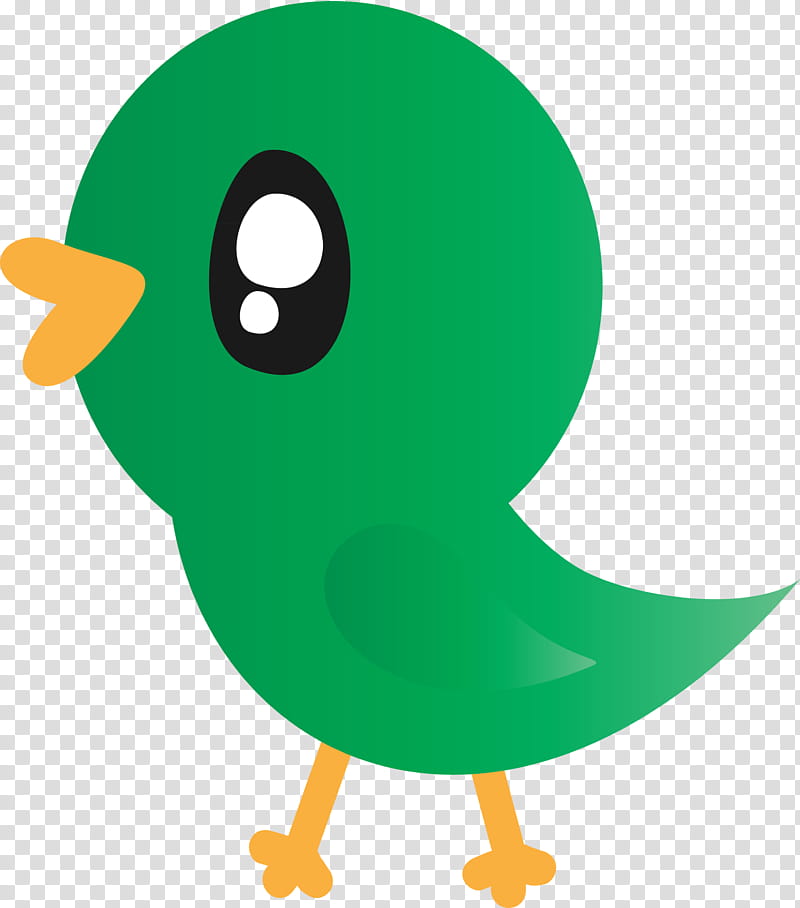 green beak bird cartoon parrot, Cute Bird, Cartoon Bird, Ducks Geese And Swans transparent background PNG clipart