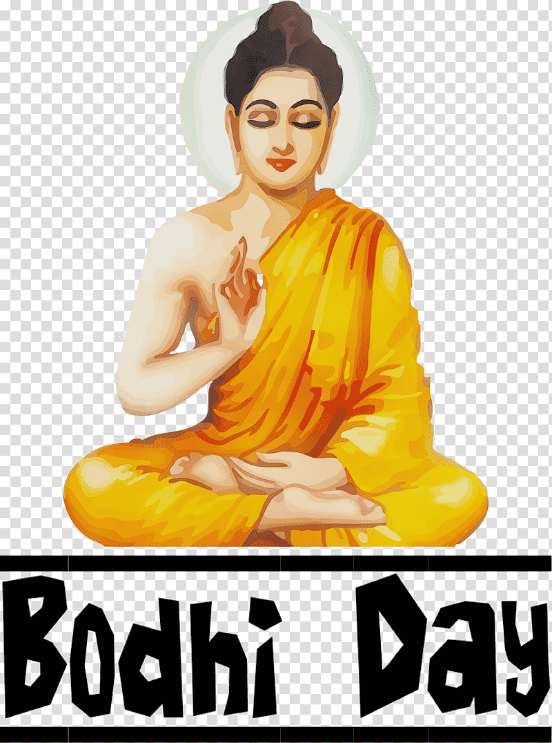 gautama buddha india sketch eyewear, Bodhi Day, Watercolor, Paint, Wet Ink, Punjabi Language, Text transparent background PNG clipart