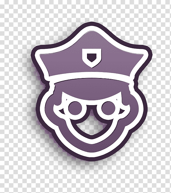 Policeman head icon security icon Police icon, Logo, Emblem, Meter transparent background PNG clipart