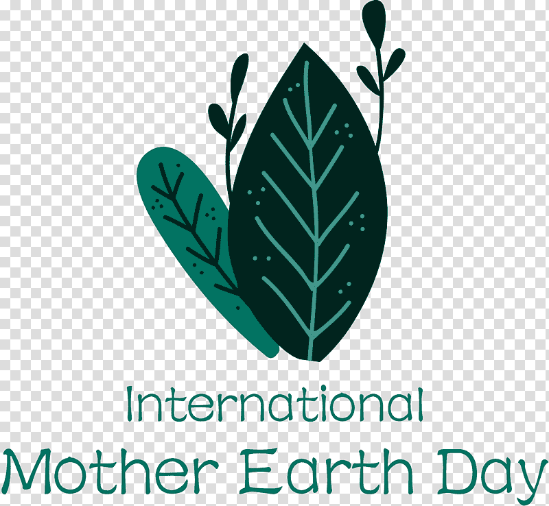 International Mother Earth Day Earth Day, Leaf, Logo, Meter, Teal, Tree, Plant Structure transparent background PNG clipart