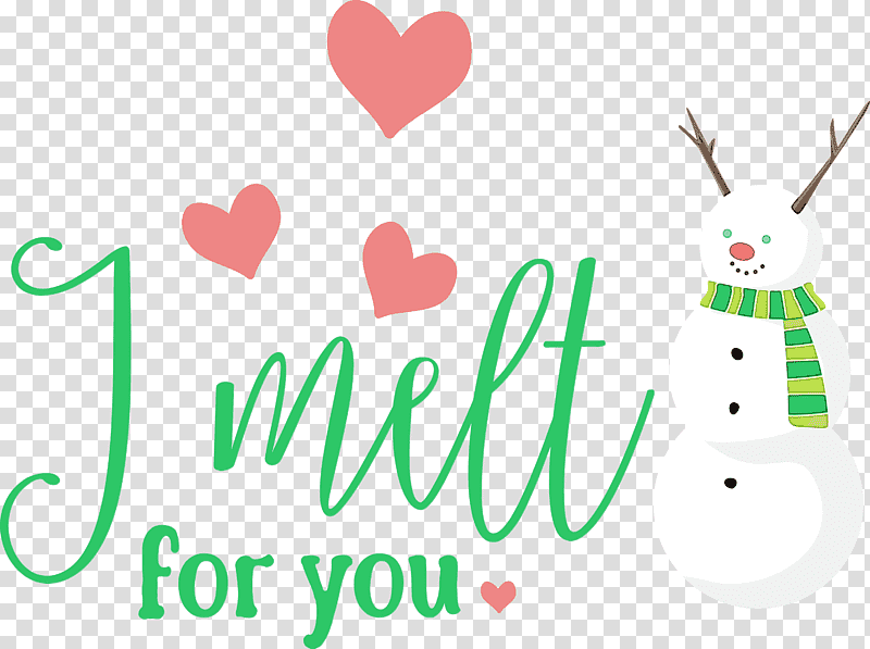 logo cartoon meter line happiness, I Melt For You, Snowman, Watercolor, Paint, Wet Ink, M095 transparent background PNG clipart