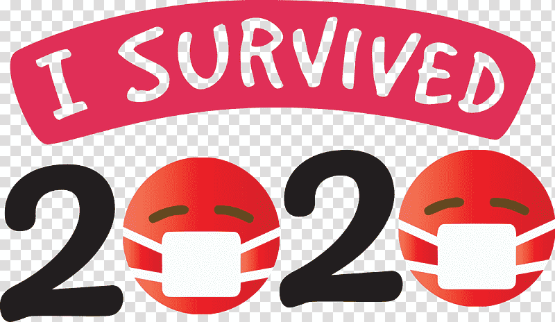 I Survived I Survived 2020 Year, Logo, Symbol, Sign, Line, Text, Happiness transparent background PNG clipart