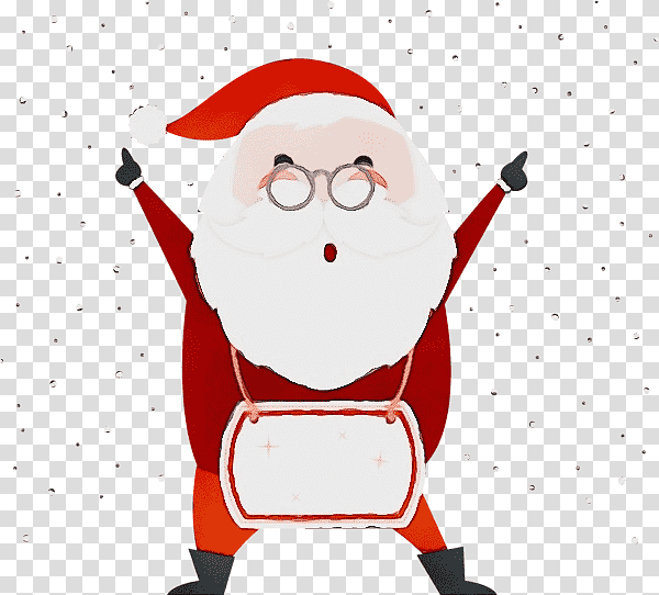 Christmas Santa Claus, Watercolor, Paint, Wet Ink, Christmas Day, Christmas Card, Holiday transparent background PNG clipart